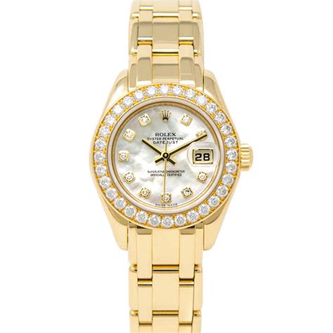 cost of the womens rolex gold and diamond pearlmaster watch|pre owned rolex pearlmaster watch.